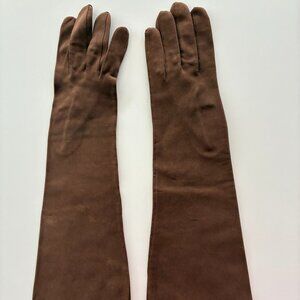 Light-Medium Brown Kislav Gloves, Made in France